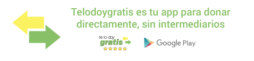 Descarga ya Telodoygratis, la app y web para donar sin intermediarios. Recicla, Reutiliza y Comparte