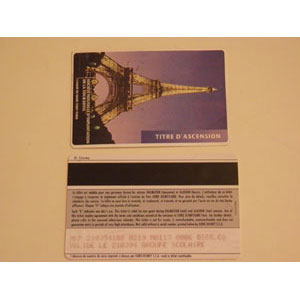 REGALO Tarjetas de pase a Eurodisney de 1994 en Paris y entrada a la torre eiffel 2