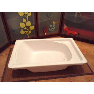 REGALO Bañera de plastico blanca para bebès REGALO Bañera de plastico blanca para bebès