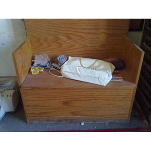 REGALO banco de madera para guardar juguetes REGALO banco de madera para guardar juguetes