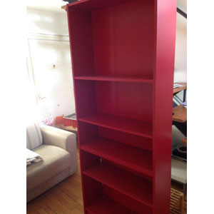 REGALO estantería roja de Ikea en buen estado REGALO estantería roja de Ikea en buen estado