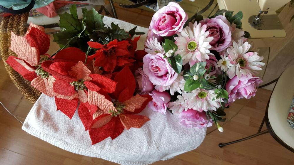REGALO Flores artificiales. REGALO Flores artificiales.
