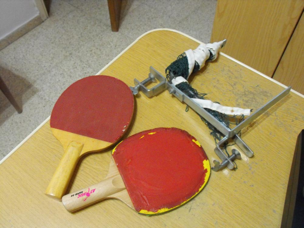 REGALO Raquetas de ping pong y una red