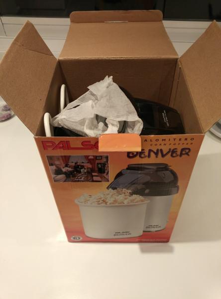 REGALO Palomitero. Palomitas en 3 minutos 2