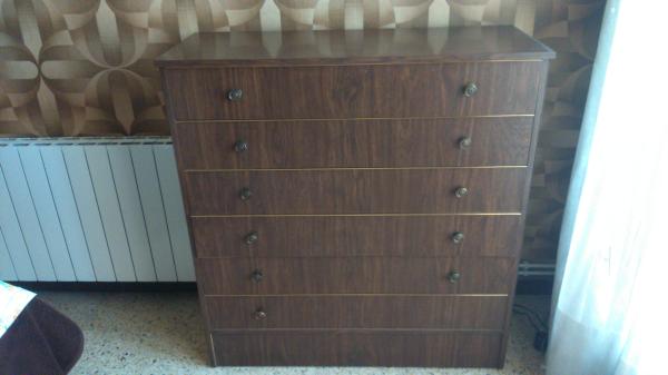 REGALO comoda vintage de 6 cajones - urgente REGALO comoda vintage de 6 cajones - urgente