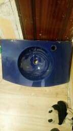 REGALO lavabo azul con el soporte incluido