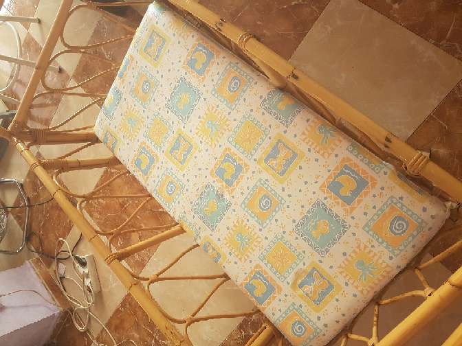 REGALO mini cuna de mimbre  2