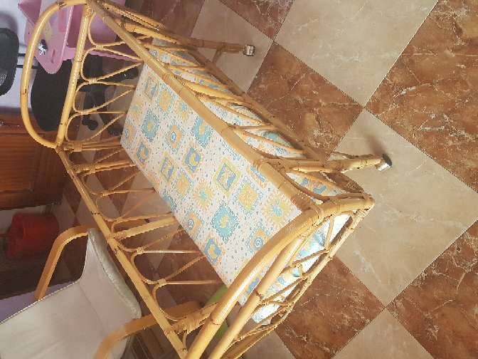 REGALO mini cuna de mimbre  4