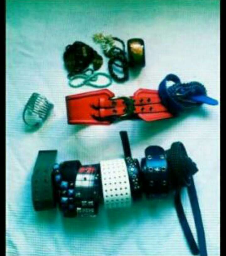 REGALO pack completo cinturones pulseras REGALO pack completo cinturones pulseras