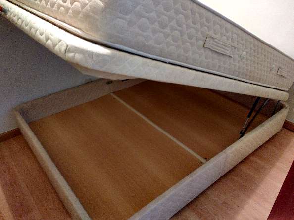 REGALO Cama doble con compartimento de almacenamiento. 2