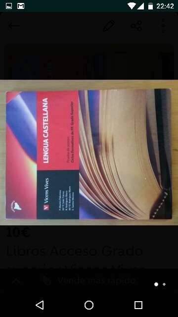REGALO libre acces grau superior Llengua castellana REGALO libre acces grau superior Llengua castellana