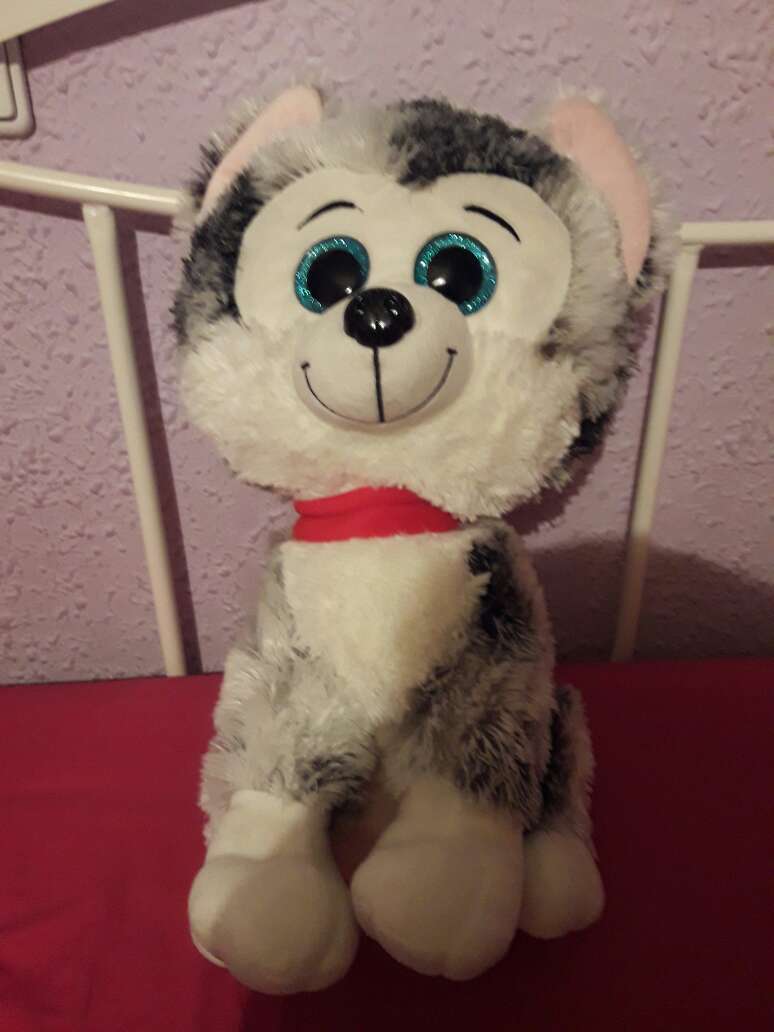 REGALO Peluche grande 45 cm Husky 1