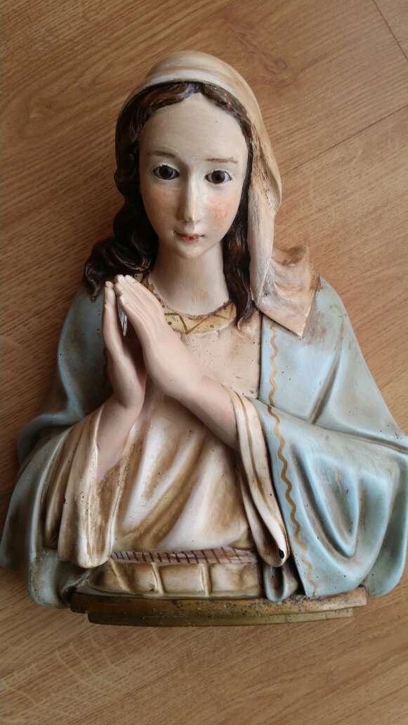 REGALO Virgen restaurada para colgar REGALO Virgen restaurada para colgar