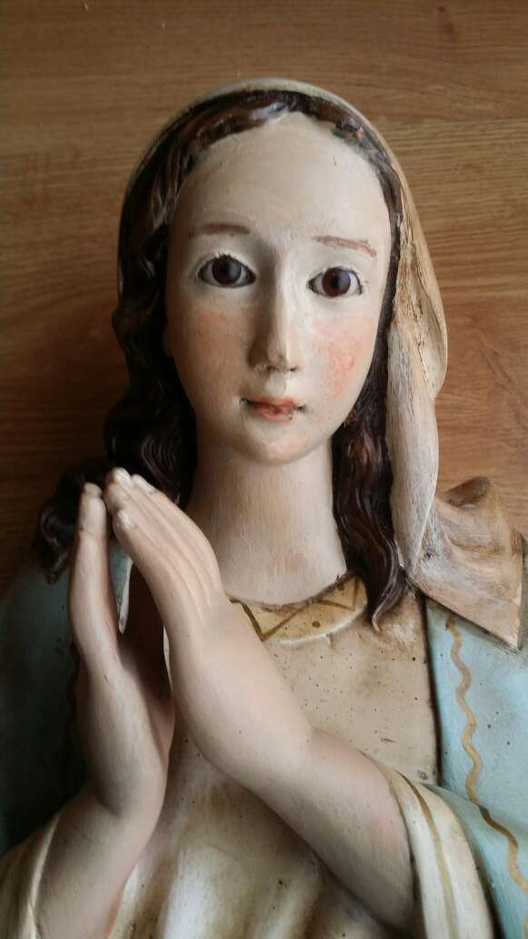 REGALO Virgen restaurada para colgar 2