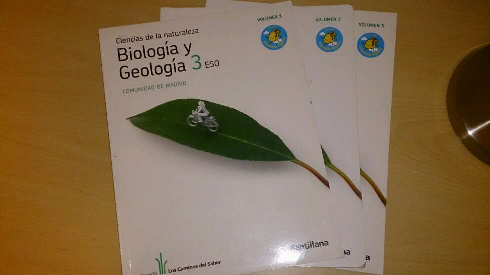 REGALO libros biologa y geologa 3 eso