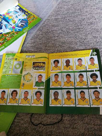 REGALO album mundial de ftbol 2014 incompleto con muchos stickers 3