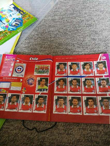 REGALO album mundial de ftbol 2014 incompleto con muchos stickers 4