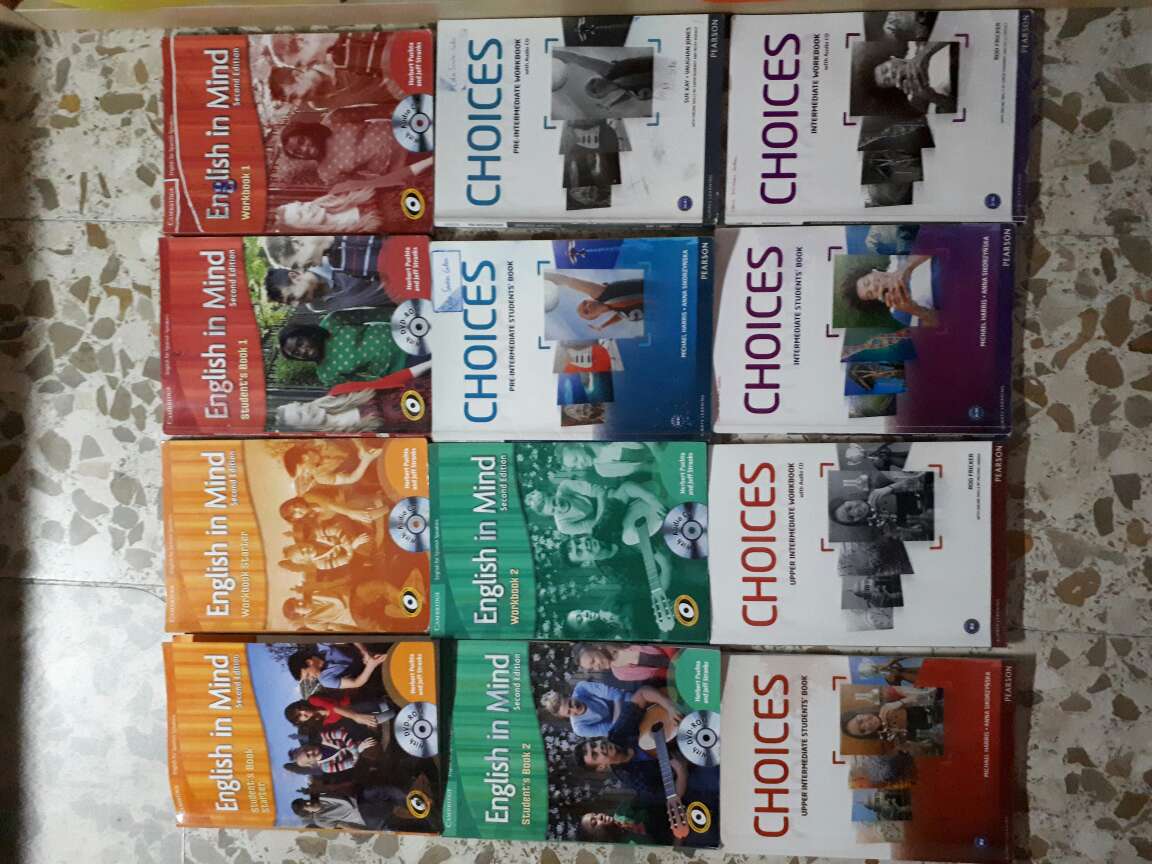 REGALO Libros de ingls (English in Mind y CHOICES) 1