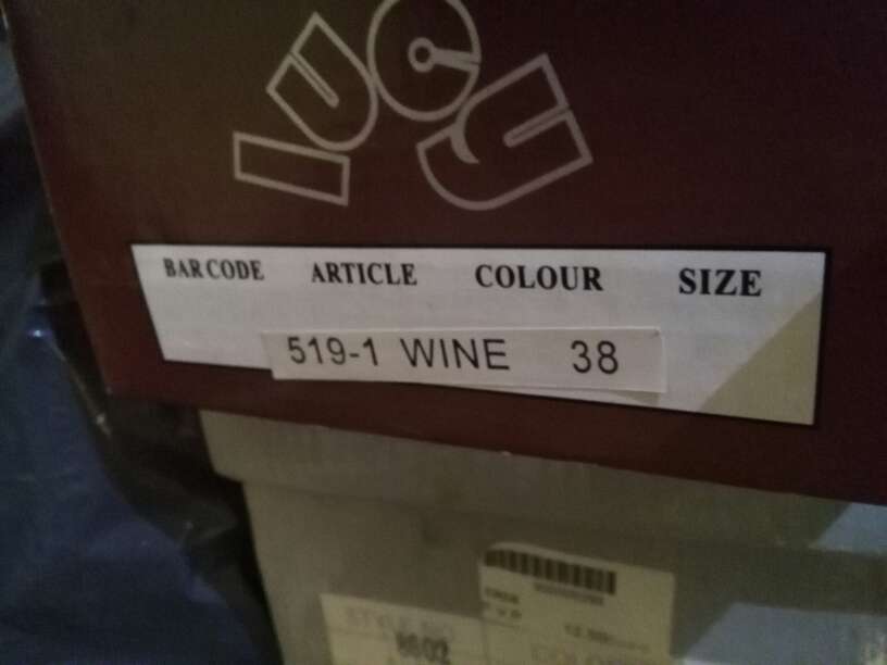 REGALO zapatos mujer color rojo vino 38 3