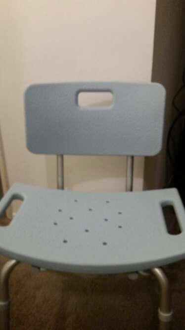 REGALO Bath bench with back 2