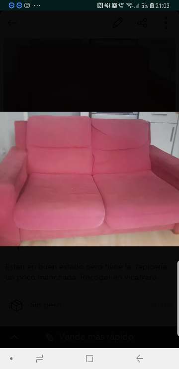 REGALO sofas de 3 y dos plazas REGALO sofas de 3 y dos plazas