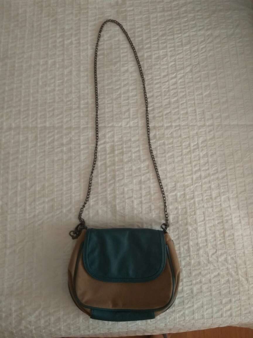 REGALO Bolso marrn y azul 1