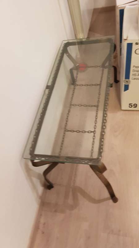 REGALO mesita centro cristal