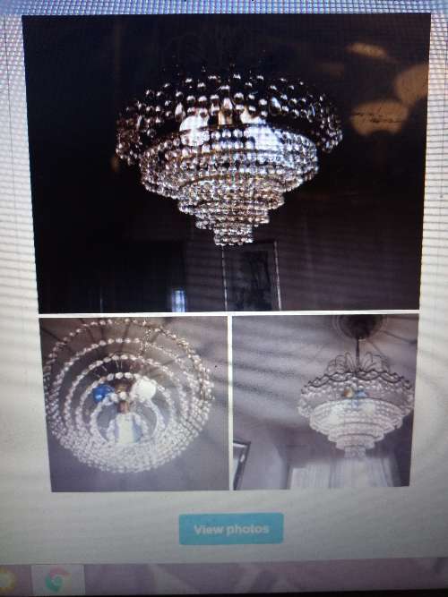 REGALO lampara crstales 3