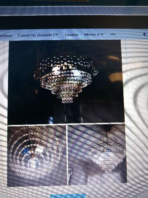 REGALO lampara crstales 2