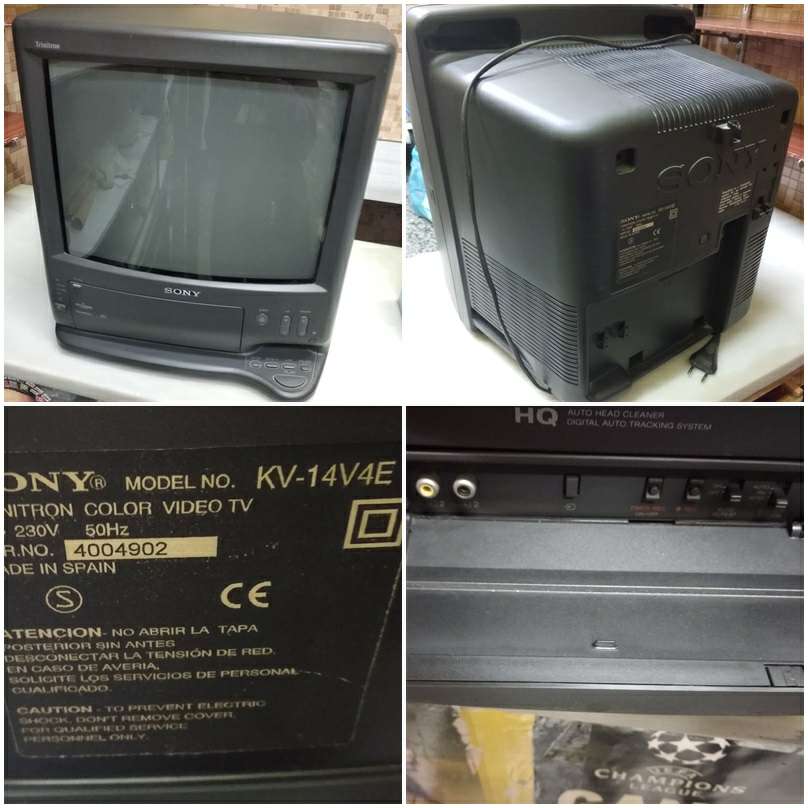 REGALO Television SONY con VHS integrado 1
