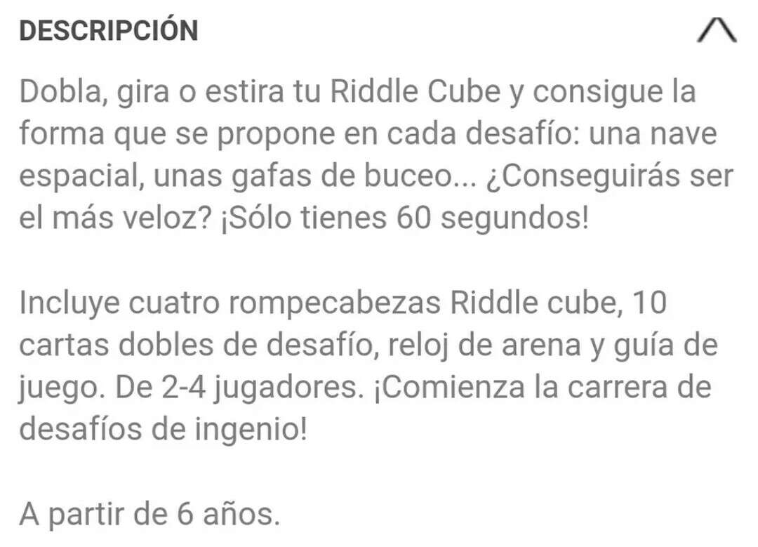 REGALO Juego Riddle Cube -  4