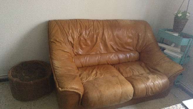 REGALO Sofá cuero 2 plazas REGALO Sofá cuero 2 plazas