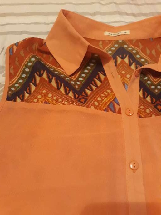 REGALO Camisa transparente color salmn  2