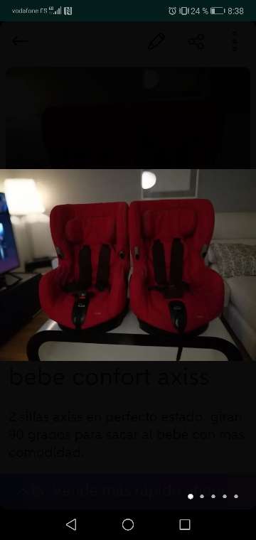 REGALO dos sillas bebe confort axiss 4