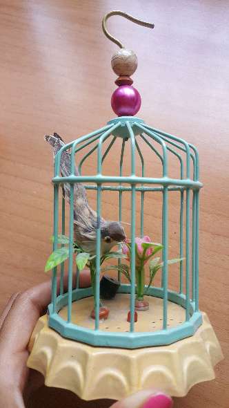 REGALO Jaula con pajarito