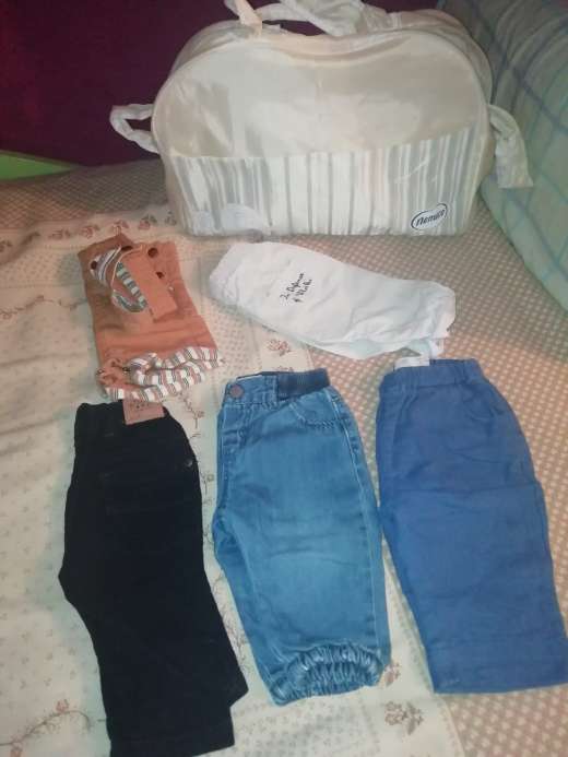 REGALO Ropa bebe nio  zapatos y bolsa  1