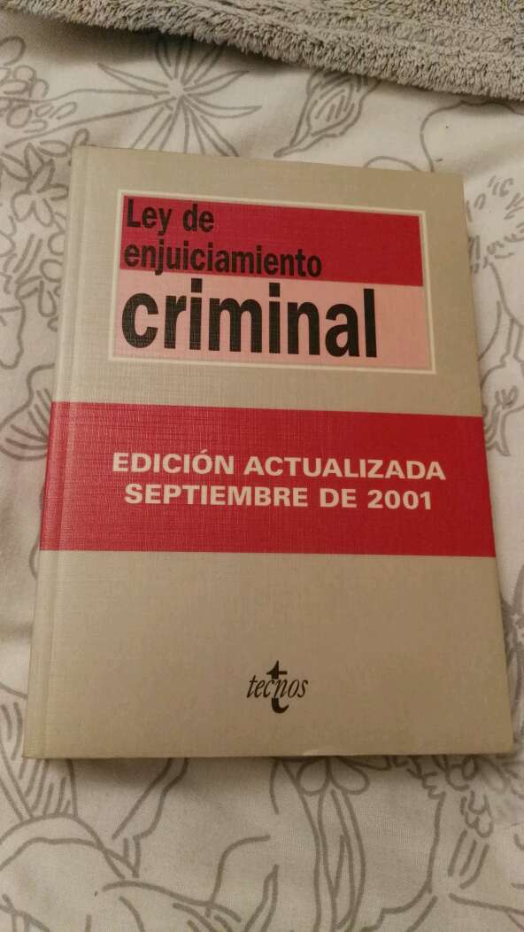 REGALO Libro Ley de enjuiciamiento criminal REGALO Libro Ley de enjuiciamiento criminal