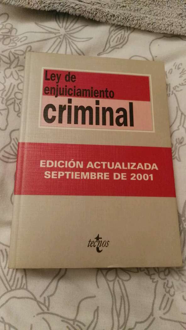 REGALO Libro Ley de enjuiciamiento criminal