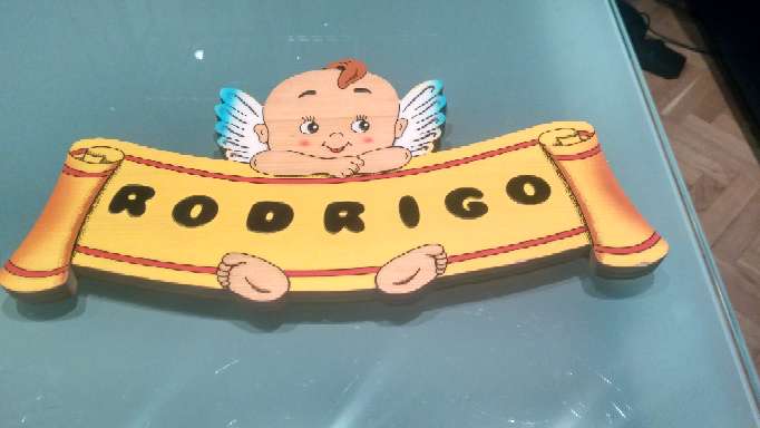 REGALO rótulo infantil madera REGALO rótulo infantil madera