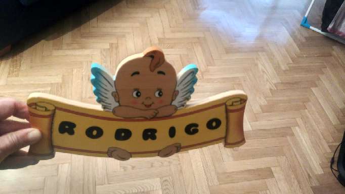 REGALO rtulo infantil madera 