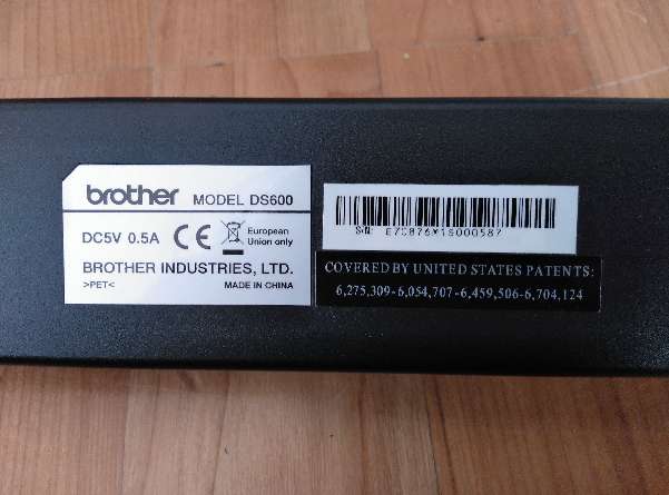 REGALO Escner porttil Brother DS-600 4