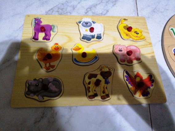 REGALO Juego construccin y puzzle de madera 2