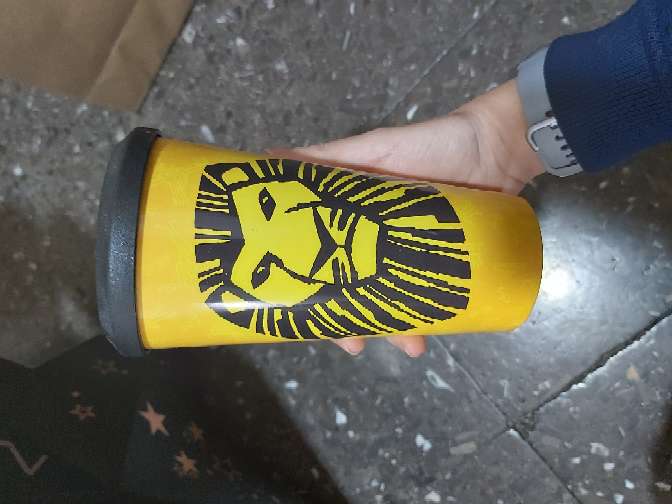 REGALO Estrella de adviento vaca, vaso del Rey Len y bolsas de cartn  3