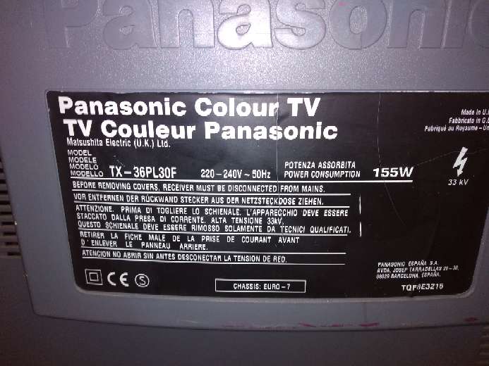 REGALO Televisin Panasonic a color en perfecto estado 3