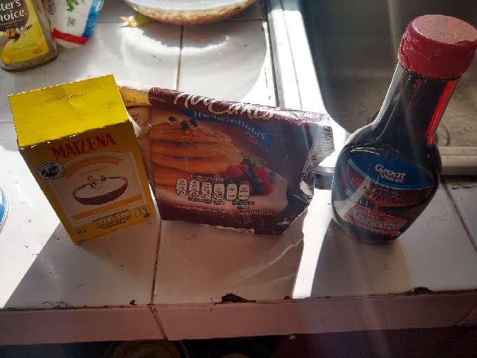 REGALO Maizena, harina para hot cakes, miel de Maple, cereal special 2