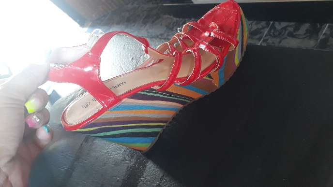 REGALO hermosas sandalias taco Corrido  2