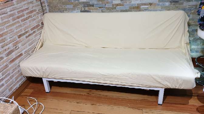 REGALO Sof cama clic-clac blanco, polipiel  2