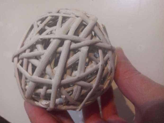 REGALO bola de mimbre para decorar REGALO bola de mimbre para decorar