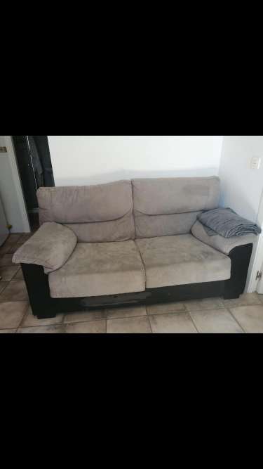 REGALO Sof gris. Dos plazas 2