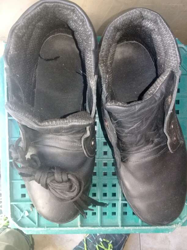 REGALO borcegos nuevos 40 punta de acero 2